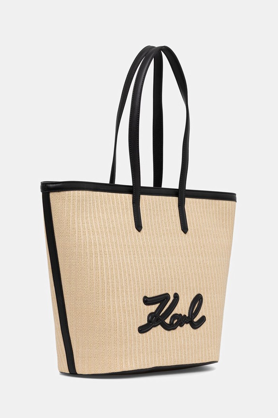 Karl Lagerfeld Shopper torba za žene K/SIGNATURE B2W30088 bež SS26