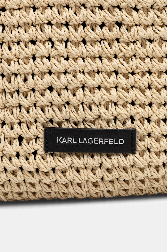 Karl Lagerfeld coș pentru femei împletit K/SIGNATURE bej B2W46073