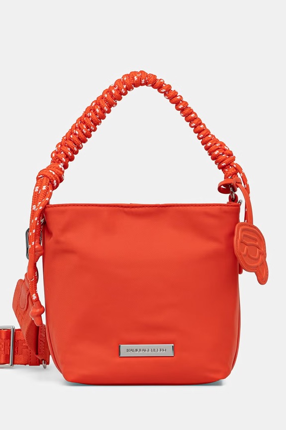 Karl Lagerfeld geantă crossbody pentru femei IKON portocaliu B2W30242