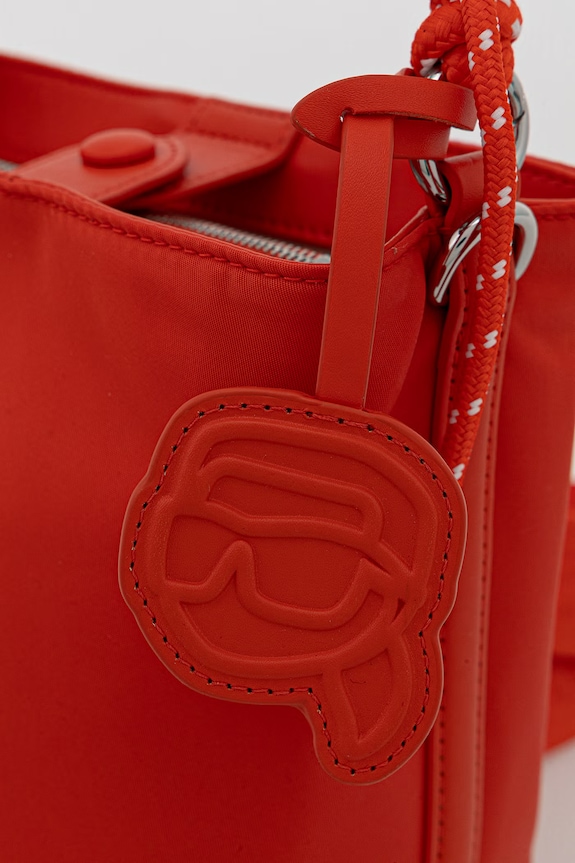 Karl Lagerfeld geantă crossbody pentru femei IKON B2W30242 portocaliu