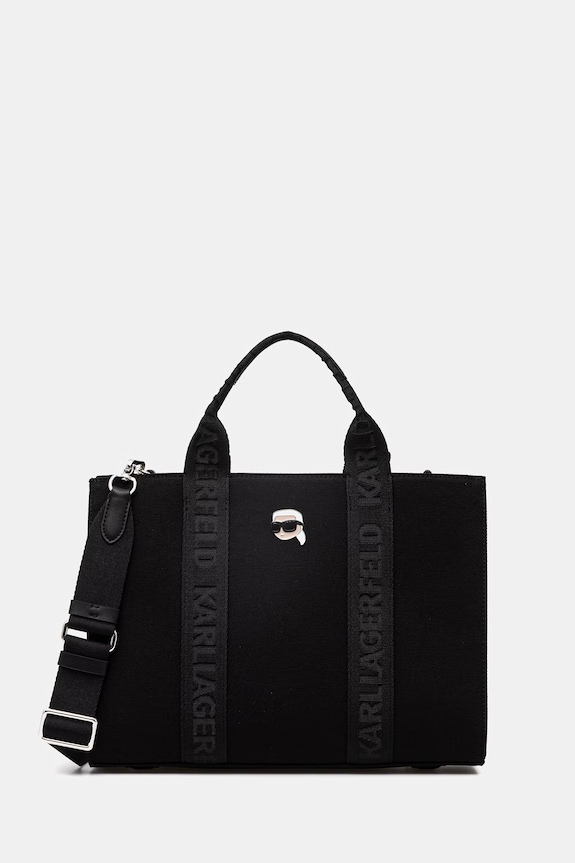 Karl Lagerfeld torebka tote damska IKON czarny B2W50103