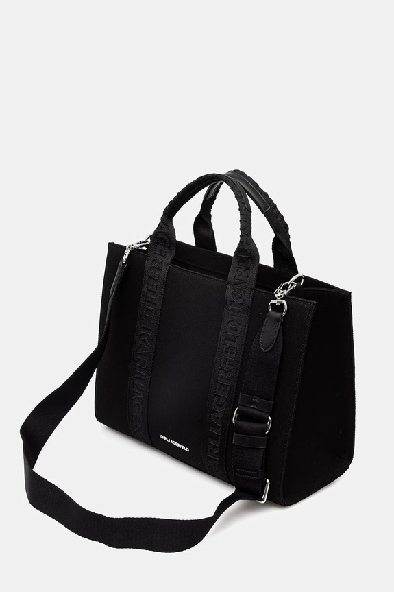 Akcesoria Karl Lagerfeld torebka tote damska IKON B2W50103 czarny