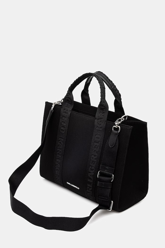 Akcesoria Karl Lagerfeld torebka tote damska IKON B2W50103 czarny