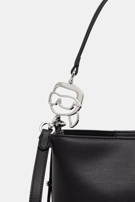 Karl Lagerfeld μικρή τσάντα Γυναικεία από απομίμηση δέρματος IKON μαύρο B2W30244
