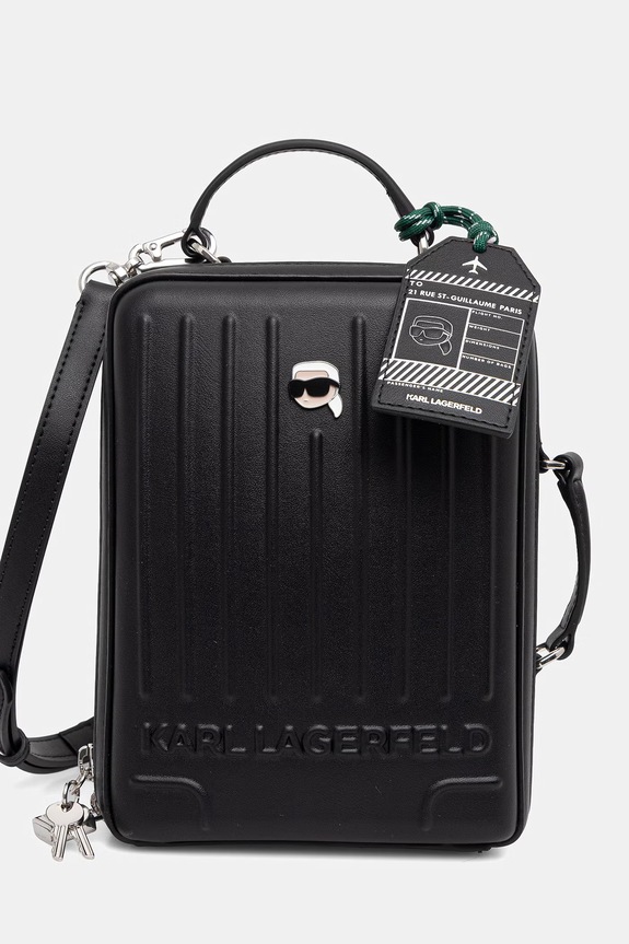 Karl Lagerfeld χιαστί Γυναικεία IKON μαύρο B1W30034