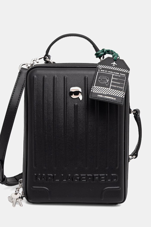 Karl Lagerfeld χιαστί Γυναικεία IKON μαύρο B1W30034