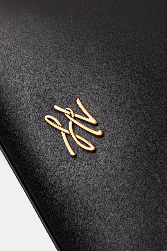 Karl Lagerfeld torebka damska skórzana K/AUTOGRAPH czarny B2W30038