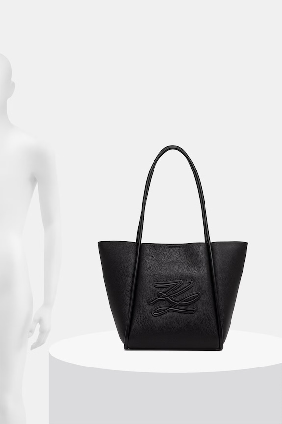 Karl Lagerfeld kabelka typu shopper dámska kožená K/AUTOGRAPH B2W30051