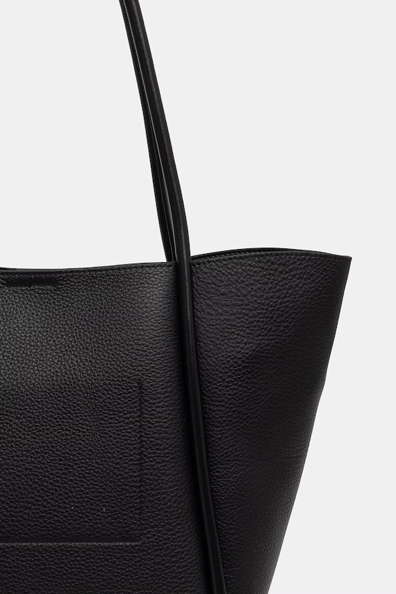 Doplnky Karl Lagerfeld kabelka typu shopper dámska kožená K/AUTOGRAPH B2W30051 čierna