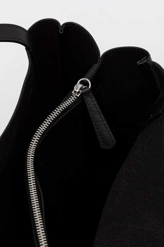 Karl Lagerfeld shopper γυναικεία δέρμα K/AUTOGRAPH μαύρο B2W30258