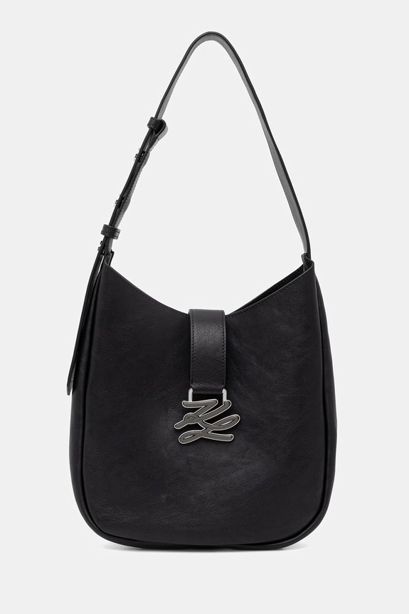 Karl Lagerfeld torebka damska skórzana K/AUTOGRAPH czarny B2W30259