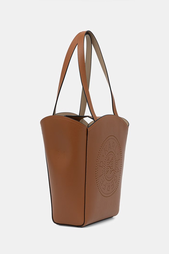 Karl Lagerfeld geantă shopper pentru femei, din piele K/CIRCLE B2W30013 maro SS26