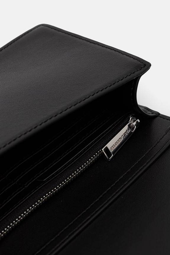 Karl Lagerfeld torebka crossbody damska skórzana K/CIRCLE B2W30273 czarny