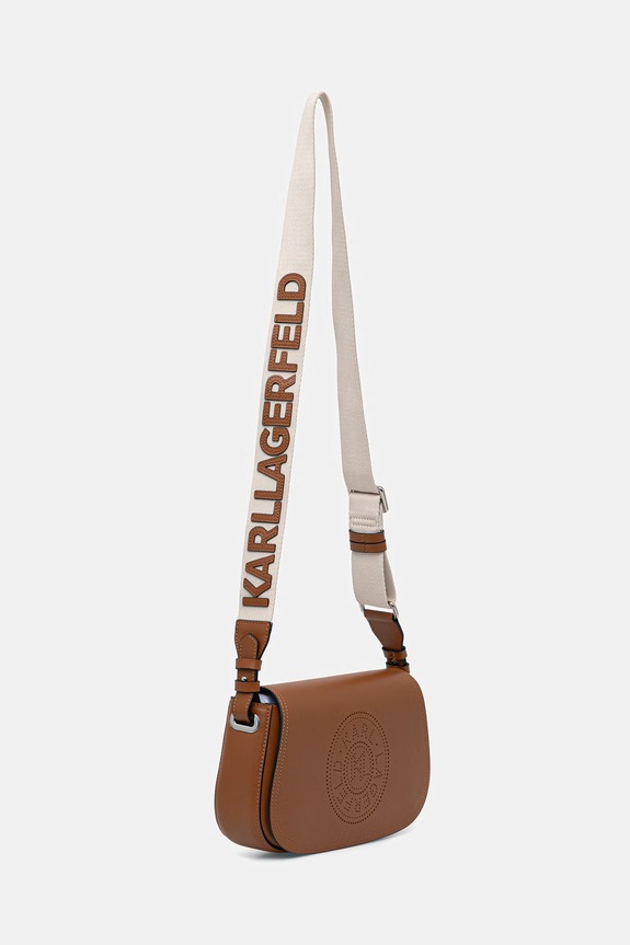 Karl Lagerfeld geantă pentru copii piele K/CIRCLE B2W30015 maro SS26