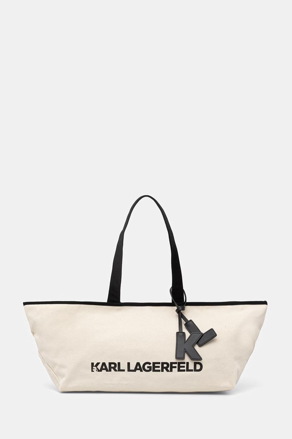 Karl Lagerfeld torebka tote damska K/ESSENTIAL beżowy B2W50017