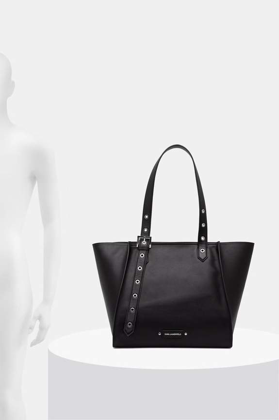 Karl Lagerfeld torebka shopper damska skórzana K/EYELETS B2W30084
