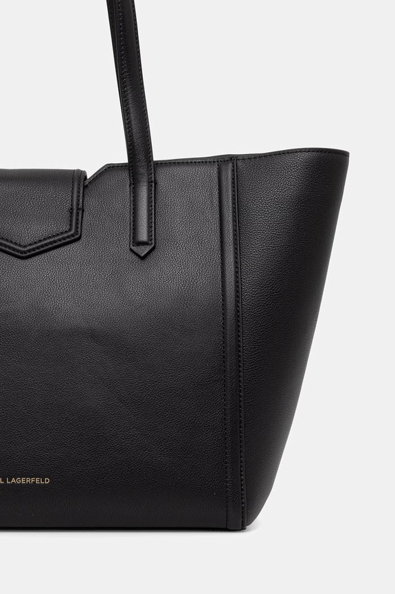 Dodatki Karl Lagerfeld shopper torba ženska iz umetnega usnja K/NOVA B2W30097 črna
