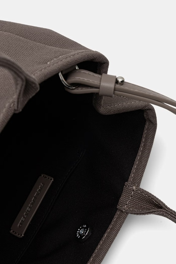 Karl Lagerfeld torebka crossbody damska bawełniana K/RSG CONV. B2W50003 brązowy
