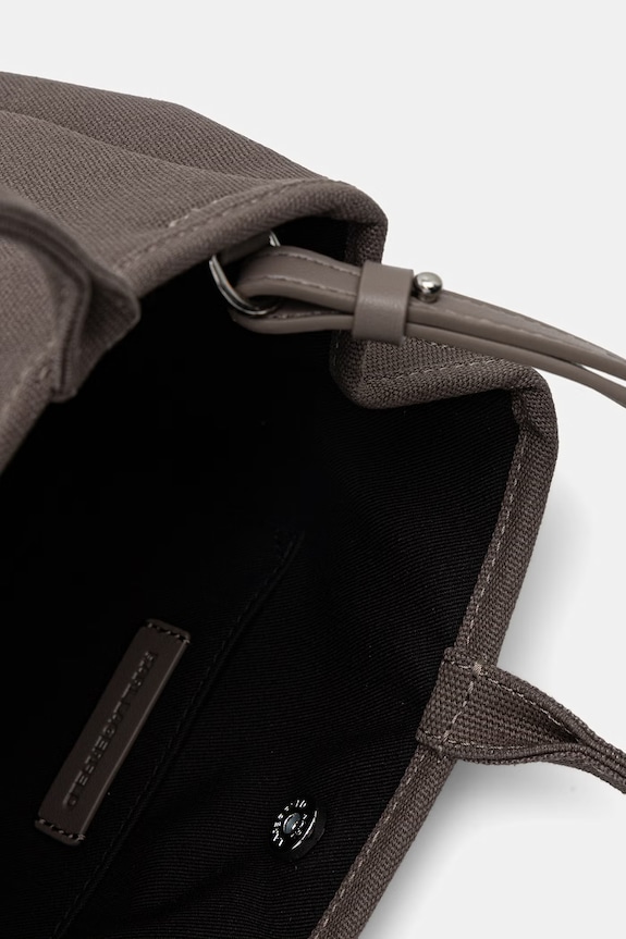 Karl Lagerfeld torebka crossbody damska bawełniana K/RSG CONV. B2W50003 brązowy