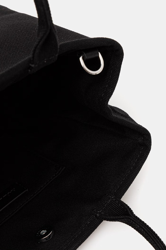 Karl Lagerfeld torebka crossbody damska bawełniana K/RSG CONV. czarny B2W50003