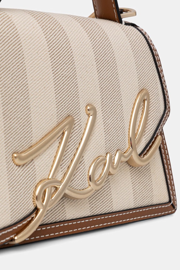 Karl Lagerfeld listonoszka damska K/SIGNATURE 2.0 beżowy B2W30227