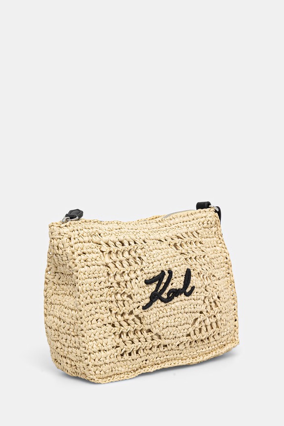 Karl Lagerfeld kozmetická taška dámska K/SIGNATURE B2W46076 béžová SS26