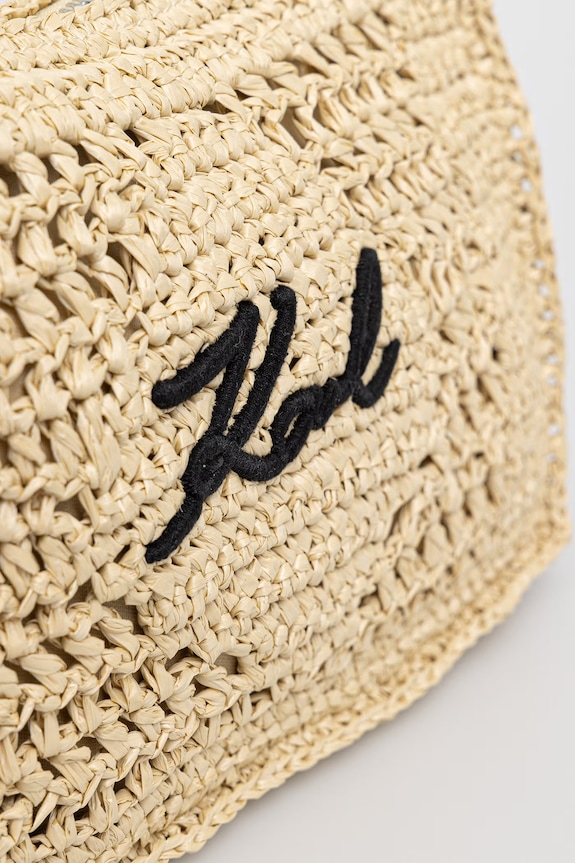 Karl Lagerfeld kozmetická taška dámska K/SIGNATURE béžová B2W46076
