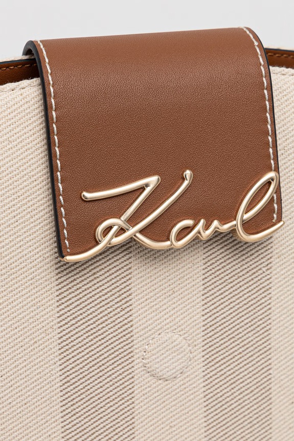 Karl Lagerfeld μικρή τσάντα Γυναικεία K/SIGNATURE B2W30105 μπεζ