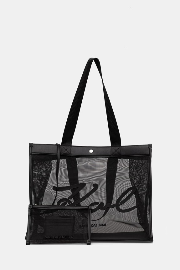 Karl Lagerfeld Tote γυναικεία K/SIGNATURE μαύρο B2W46070