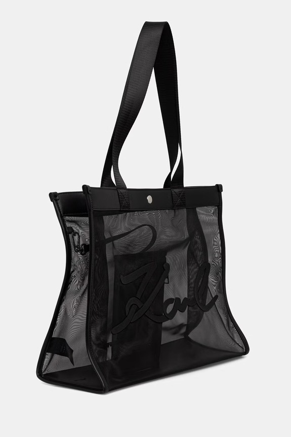 Αξεσουάρ Karl Lagerfeld Tote γυναικεία K/SIGNATURE B2W46070 μαύρο
