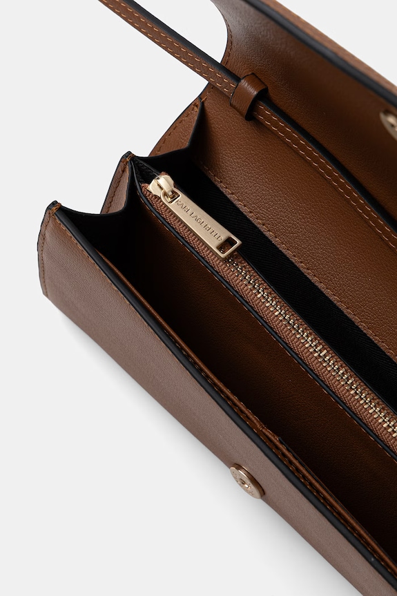 Karl Lagerfeld crossbody kabelka dámska bavlnená K/SIGNATURE B2W30276 béžová