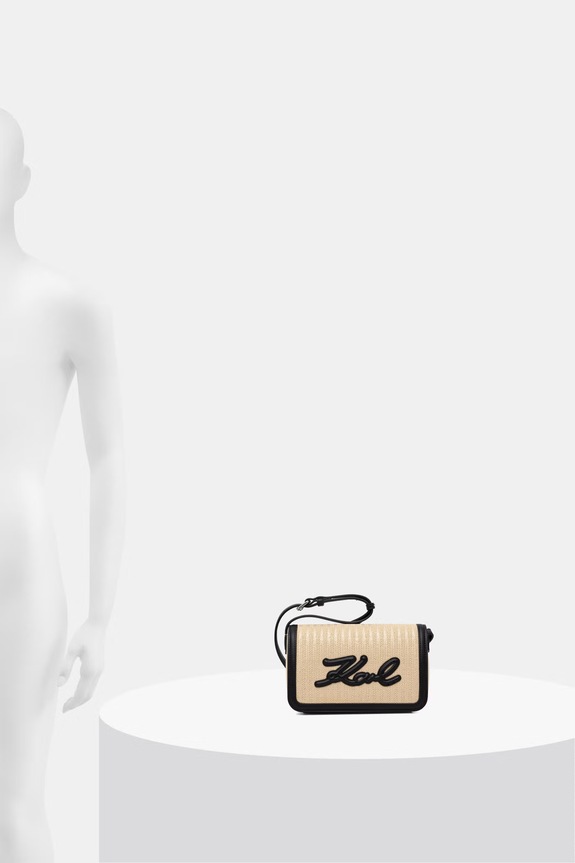 Karl Lagerfeld női fonott keresztpántos táska K/SIGNATURE B2W30089