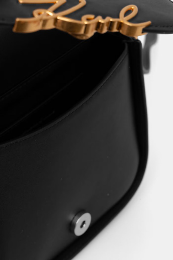 Karl Lagerfeld oldaltáska női műbőr K/SIGNATURE B2W30006 fekete