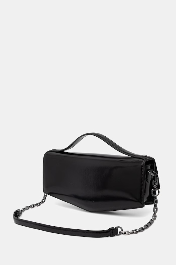 Accesorii Karl Lagerfeld geantă crossbody pentru femei, din piele Karl Lagerfeld Studio B2W30251 negru