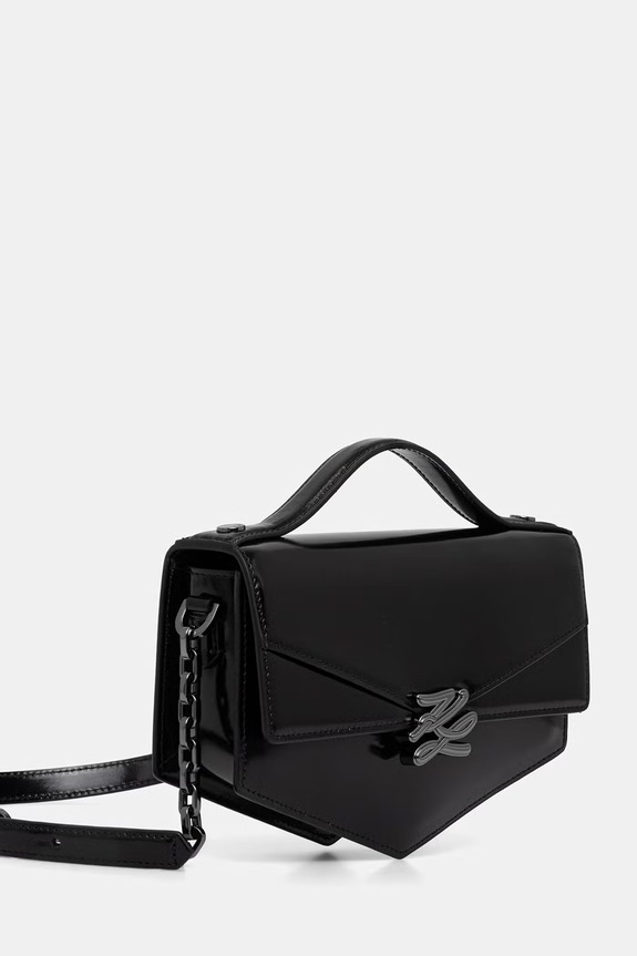 Karl Lagerfeld torebka crossbody damska skórzana Karl Lagerfeld Studio B2W30252 czarny SS26
