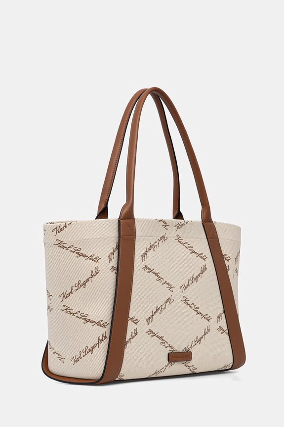 Karl Lagerfeld tote Γυναικεία K/VILLE B2W30247 καφέ SS26