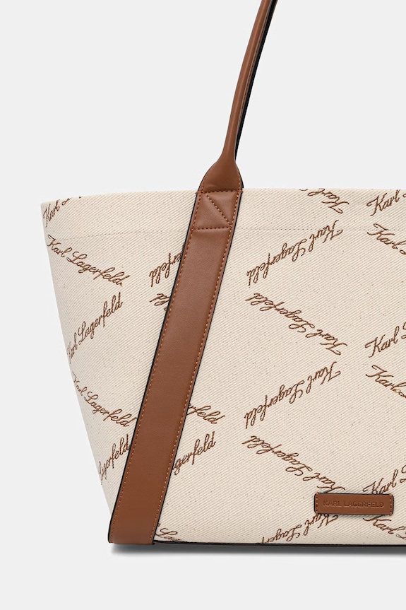 Αξεσουάρ Karl Lagerfeld tote Γυναικεία K/VILLE B2W30247 καφέ