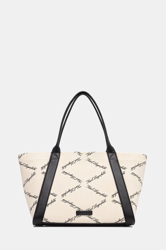 Karl Lagerfeld τσάντα tote γυναικεία K/VILLE μαύρο B2W30247