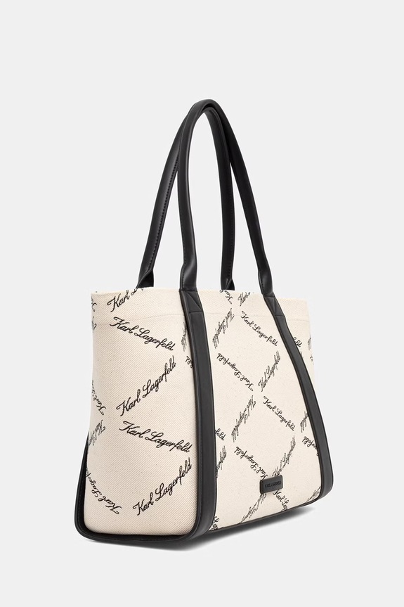 Karl Lagerfeld τσάντα tote γυναικεία K/VILLE B2W30247 μαύρο SS26