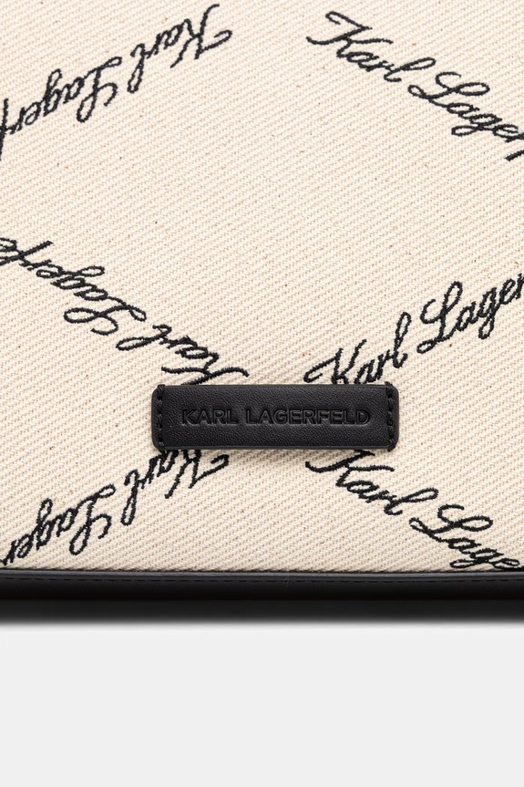 Karl Lagerfeld τσάντα tote γυναικεία K/VILLE μαύρο B2W30247