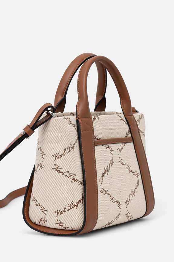 Karl Lagerfeld klasična ženska torbica K/VILLE B2W30248 rjava SS26