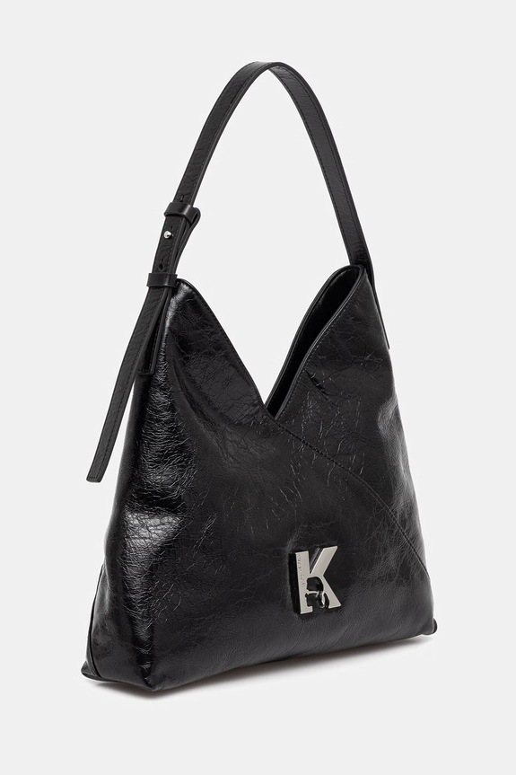 Karl Lagerfeld Jeans torebka skórzana B1W30187 czarny SS26