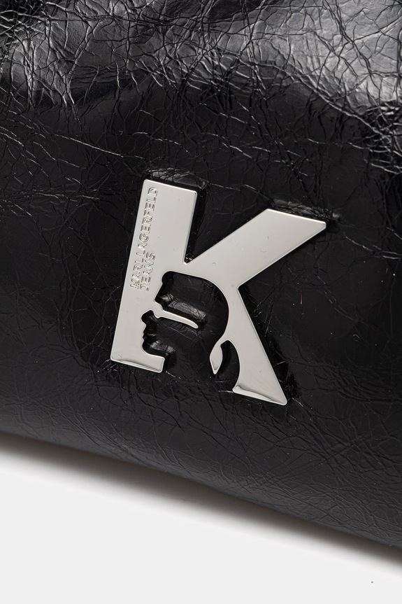 Akcesoria Karl Lagerfeld Jeans torebka skórzana B1W30187 czarny