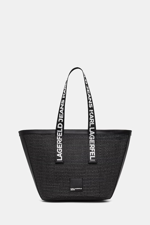 Karl Lagerfeld Jeans torebka mieści A4 czarny B2W30113