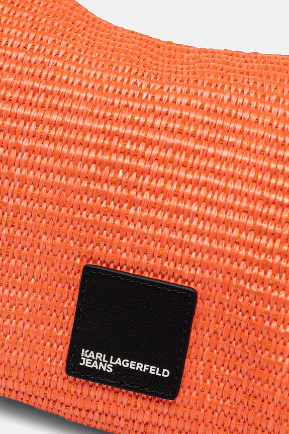 Torba Karl Lagerfeld Jeans narančasta B2W30116