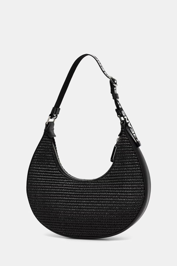 Akcesoria Karl Lagerfeld Jeans torebka rogal damska pleciona B2W30120 czarny