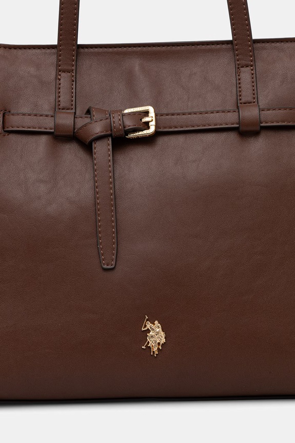 U.S. Polo Assn. χιαστί Γυναικεία δερμάτινη GUILDFORD καφέ BEU2G9067WVP