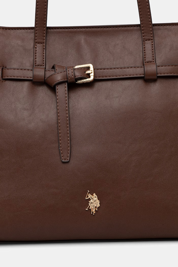 U.S. Polo Assn. χιαστί Γυναικεία δερμάτινη GUILDFORD καφέ BEU2G9067WVP