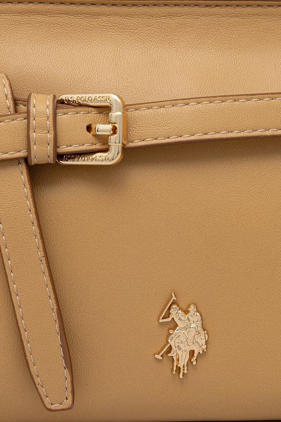U.S. Polo Assn. listová kabelka dámska z imitácie kože GUILDFORD BEU2G9070WVP žltá
