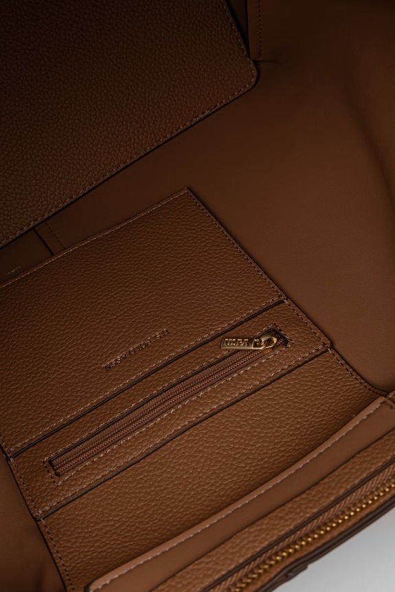 U.S. Polo Assn. nákupní taška dámská z imitace kůže ROYAL STEWART BEU3R9063WVP hnědá